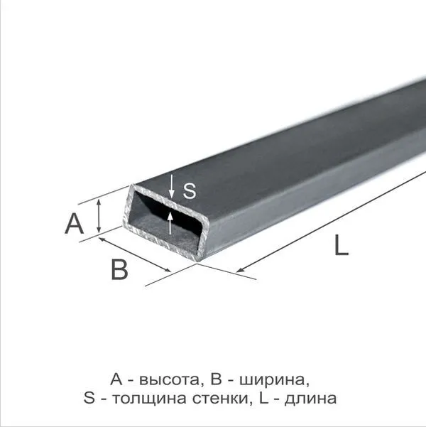 Труба профильная 80х40х2 Ст3сп ГОСТ 13663-86 - 5