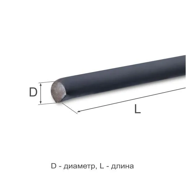 Арматура гладкая 12 А240 Ст3сп ГОСТ 34028-2016 - 1